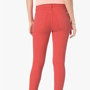 JOE’S FLAWLESS The Icon Crop Mid Rise Skinny Crop Like New. Blush
